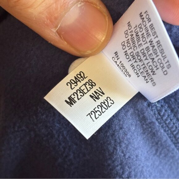 Peter Millar NWT Navy Thermal Flow Micro-Fleece 1/2 Zip Preppy Pullover Mens Med - Picture 14 of 14